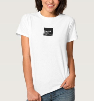 Capitol Ballet Company White T-Shirt Front